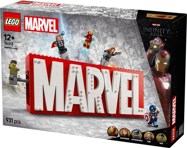 MARVEL Logo & Minifiguren