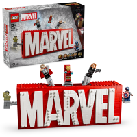 MARVEL Logo & Minifiguren