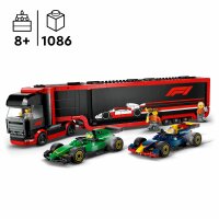 F1® Transporter mit RB20 & AMR24 F1® Rennautos